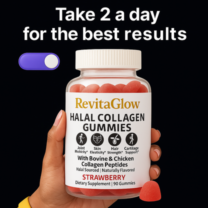 Premium RevitaGlow Collagen Gummies™